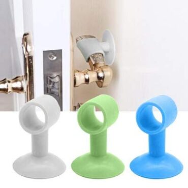 Silicon Door Stopper (random Color) 3Pcs