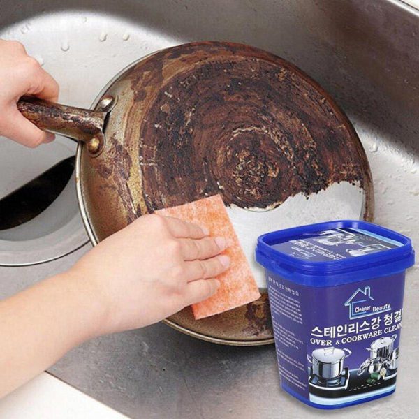 Powerful Black Scale Removal Paste for Stainless Steel Pots – 500g